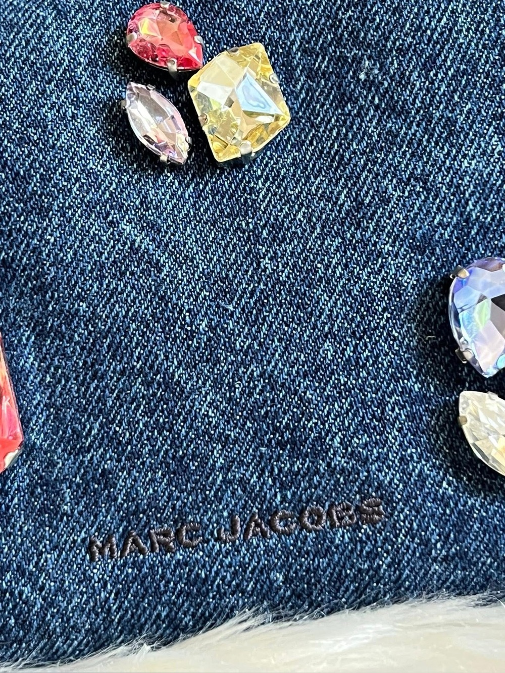 2P5HSC050H03 - Marc Jacobs The Gem Denim Mini Dual Bag - Picture 7 of 15